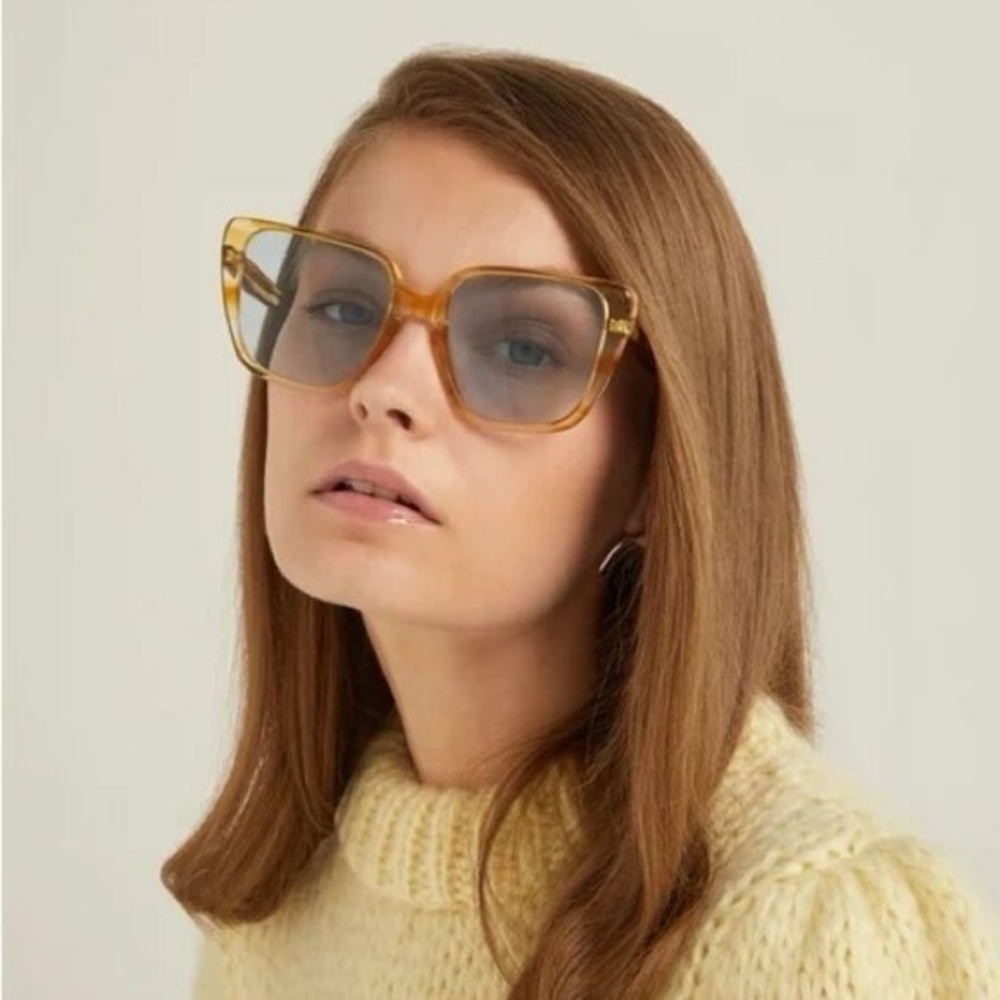 NIB Celine Tinted Square Cat‎ Eye Sunglasses - Picture 9 of 9